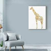 Zaštitni znak likovna umjetnost 'Giraffe Collage' platno umjetnost Louise Tate