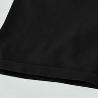 Ženske pamučne lanene kratke hlače s printom od perja, kratke hlače s visokim strukom, elastične Ležerne udobne