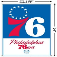 76-plakat s logotipom na zidu s gumbima, 22.375 34