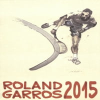 ŽENŽUN Roland Garros Otvoreno prvenstvo Francuske 31. 23. Poster Sivi Sport