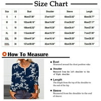 Topovi Plus Size, ljetne pripijene Ženske košulje s cvjetnim printom;