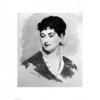 Portret Madame Emile Zola ispis plakata Eduarda Maneta - v