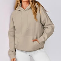 Rasprodaja na rasprodaji, jednobojni ženski džemper tople boje Dugih rukava za zimu, svestrani zimski pulover