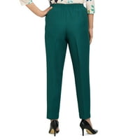 Alfred Dunner Womens Classic teksturirane hlače kratke dužine