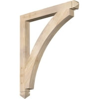 Ekena Millwork 1 2 W 36 D 42 H Thorton Arts & Crafts Smooth Bracket, Douglas jel