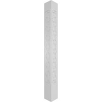 Ekena Millwork 12 W 9'H Obrtni klasični kvadratni ne-konusni Gipsum Fretwork Column W Prairie Capital & Prairie