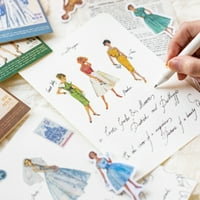 Dekorativne naljepnice za kreativnu široku primjenu lagane naljepnice serije modnih časopisa pribor za obrt kućanski