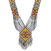 Hrskavi Modni nakit plemenski nakit visoke mode višebojna boho ogrlica od perli za djevojčice i žene