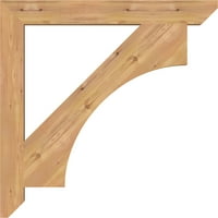 Ekena Millwork 1 2 W 32 D 32 H Westlake Slat Smooth Bracket, zapadni crveni cedar