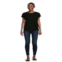 Time i TRU ženske bočne majice s kratkim rukavima, veličine xs-3xl