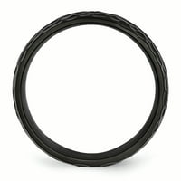 Crna traka od nehrđajućeg čelika presvučena crnom bojom