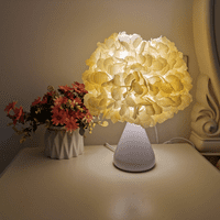 Petal stolna lampa gumb za uključivanje prigušivača Podesiva Cvjetna stolna lampa imitacija uređenja doma LED