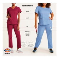 Dickies Eds Scrubs Scrubs Top za žene V-Neck 86706