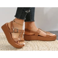 Colisha ženske platforme sandale za gležnjeve traka casual cipela ljetna sandala dnevna lagana cipela s potpetica