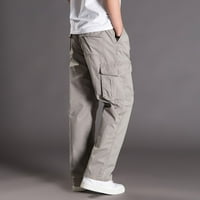 Široke hlače za muškarce na rasprodaji muške Casual Mode široke sportske hlače Plus size na otvorenom kaki duge