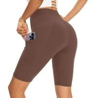Žene plus klirens za čišćenje ženskih sportova gamaša s visokim strukom vježbanja joge vježbanja za ležernu džepnu