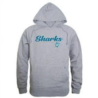 Republika 558-651-HGY- Havaji Pacific Sveučilište Morski psi Pisfice Hoodie, Heather Grey- Small