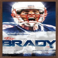 New England Patriots - plakat Tom Brady Wall, 14.725 22.375