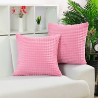Jedinstvene ponude Flanel Decorative Throw Jastuk pokrivač ružičasto 24 24