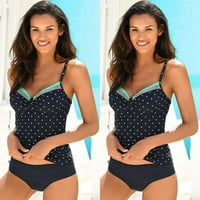 * Ženski modni seksi dvodijelni kupaći kostim s valovitom točkom ljetni kupaći kostim za plažu Ženski kupaći kostim