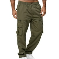 ;/ Jesen / zima muške obične Ležerne hlače s puno džepova za fitness na otvorenom, teretne hlače, teretne hlače