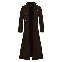Zimski rad muški modni kaput jakna Vintage jakna Srednja i dugačak kaput Dugi rukavi DUPKE DUPKE ZA JAKE ZA JAKE