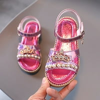 Djevojke sandale ravna biserna dječja cipela Big Kids Beach cipele Djevojke princeze cipele Baby Daily Footwear