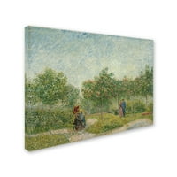 Vrt u Montmarteu s ljubimcima u umjetnosti Van Gogha