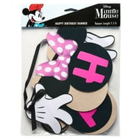 Natpis za ukrašavanje rođendana Minnie Mouse, 7 stopa