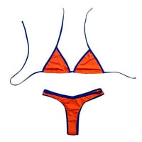 _ / Ženski bikini kupaći kostimi s push-up printom, odjeća za plažu