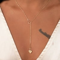 Lijepa ogrlica od privjeska od nehrđajućeg čelika od nehrđajućeg čelika kratka ogrlica za žene