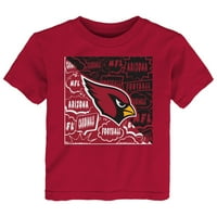 T-shirt Arizona Cardinals za dječaka tinejdžera SS 9K1T1FGN 3T