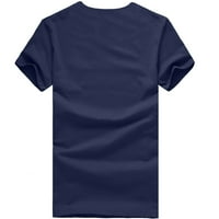 Muška bluza košulja brzosušeća sportska majica s printom slova ležerna majica otporna na mrlje ljetna ležerna