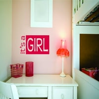 Prilagođena zidna naljepnica It Girl umjetnička naljepnica za dječju spavaću sobu vinilna zidna naljepnica