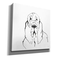 Epski grafiti Chrisa Paschkea Line Dog Bloodhound, 18.18.