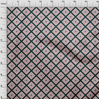 pamučni dres ružičasta Tkanina materijal za šivanje s geometrijskim uzorkom tkanina širine dvorišta