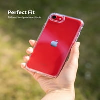 RINGKE FUSION CASE Kompatibilno s iPhoneom SE 7, prozirni stražnji TPU BUMPER PROVEDNI POVRATAK - CLEAR