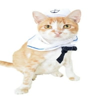Mornarski kostim za mačke i male pse, jednu veličinu, kostime za kućne ljubimce Krewe