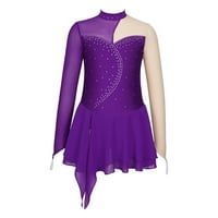 Haljina za klizanje s otvorenim leđima za djevojčice gimnastička baletna haljina
