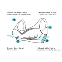 Jedinstvene ponude ženskog plus puna figura čipka udobna žičana podrška grudnjaka