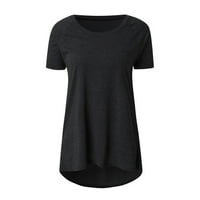 Plus Size Ženska modna bluza s kratkim rukavima s kratkim rukavima Plus size ljetni vrhovi na rasprodaji
