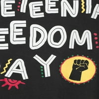 Lipanjska sloboda Dan muške i velike muške grafičke majice s kratkim rukavima, 2-pack