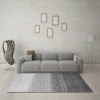Moderni tepisi u apstraktnoj sivoj boji, kvadrat 8 stopa
