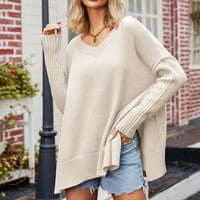 Ženski modni pulover rasprodaja jednobojna lagana odjeća za Tinejdžerke he 22 he modni ležerni pulover s dugim