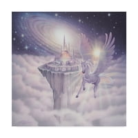 Zaštitni znak likovna umjetnost 'dvorac na nebu' platno umjetnost Kirk Reinert