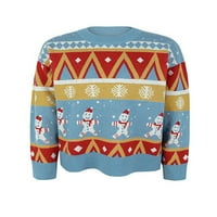 Ženski zimski topli preveliki džemper, vrhovi, ležerni šik pulover s dugim rukavima, božićni pleteni džemperi,