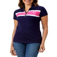 Polo Assn. Klasična ženska polo majica s patentnim zatvaračem