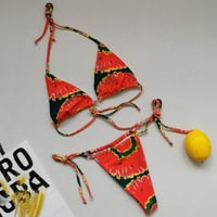 Kupaći kostim žena zavojni solidni bikini plivanje kupaći kostimi za plažu s dvodijelnim kupaćim kostimima za