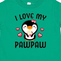 Poklon majica za djevojčice za djevojčice u Engleskoj sa slatkim pingvinom i srcima