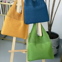 HesRoicy Vintage Hollow Out Torba torbica torbica s izvrsnim umijećem, svijetlim bojama i velikim kapacitetom